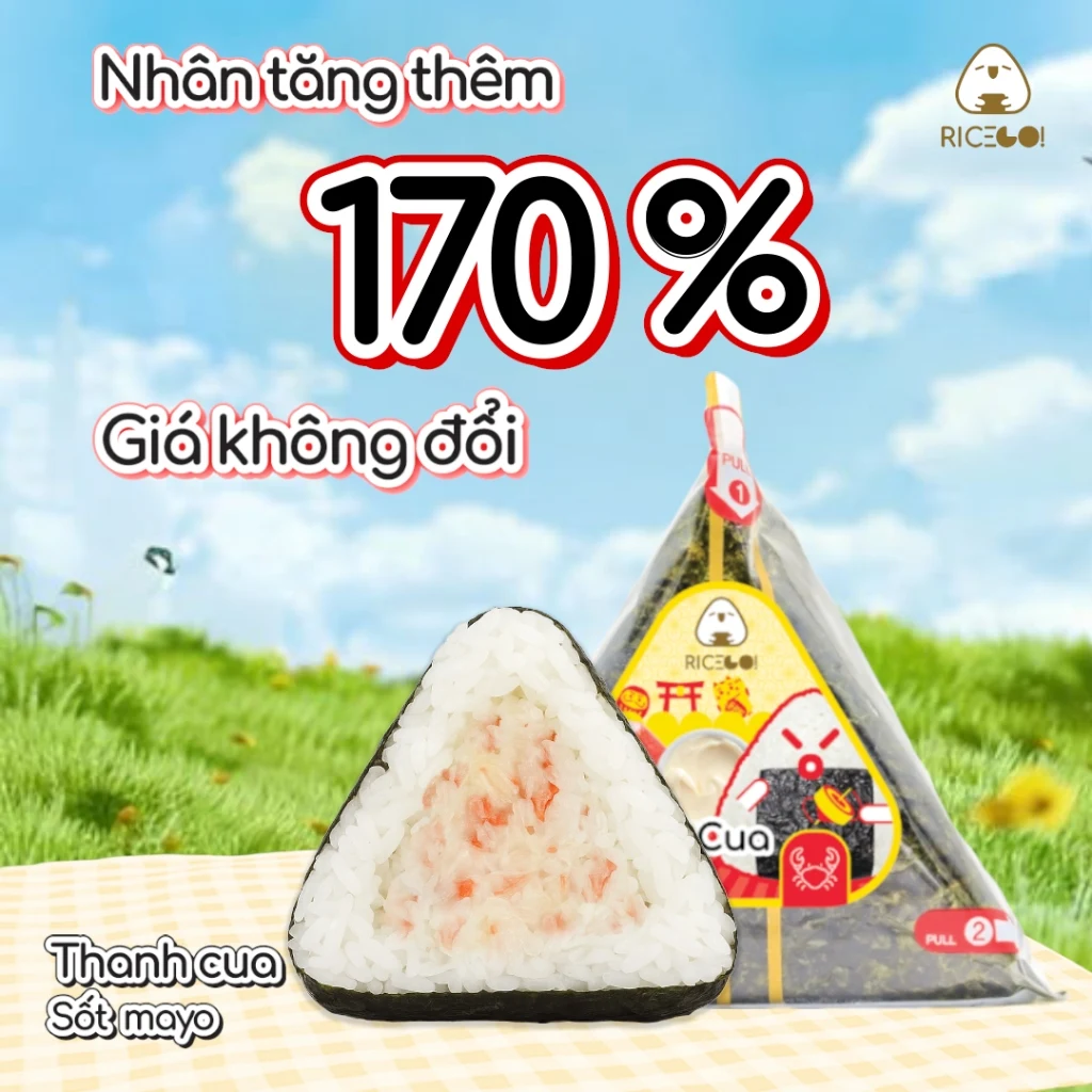 Cơm nắm Cá hồi Mayo