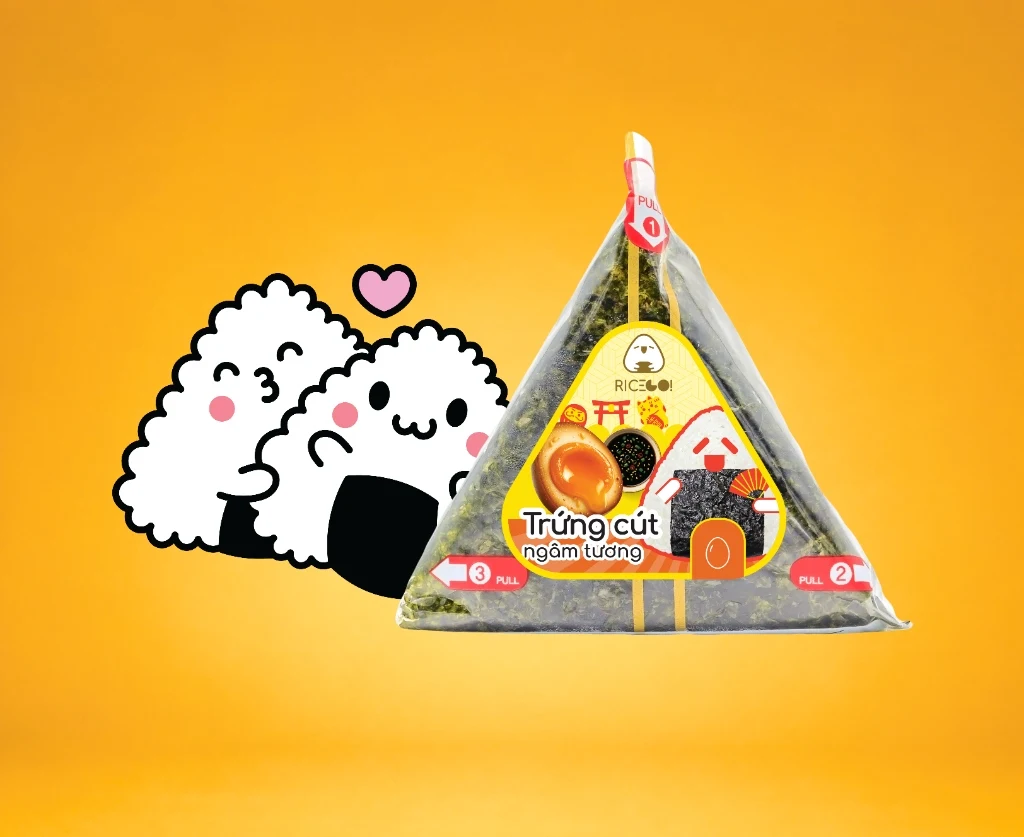 Cơm Nắm Onigiri Trứng Cút Ngâm Tương