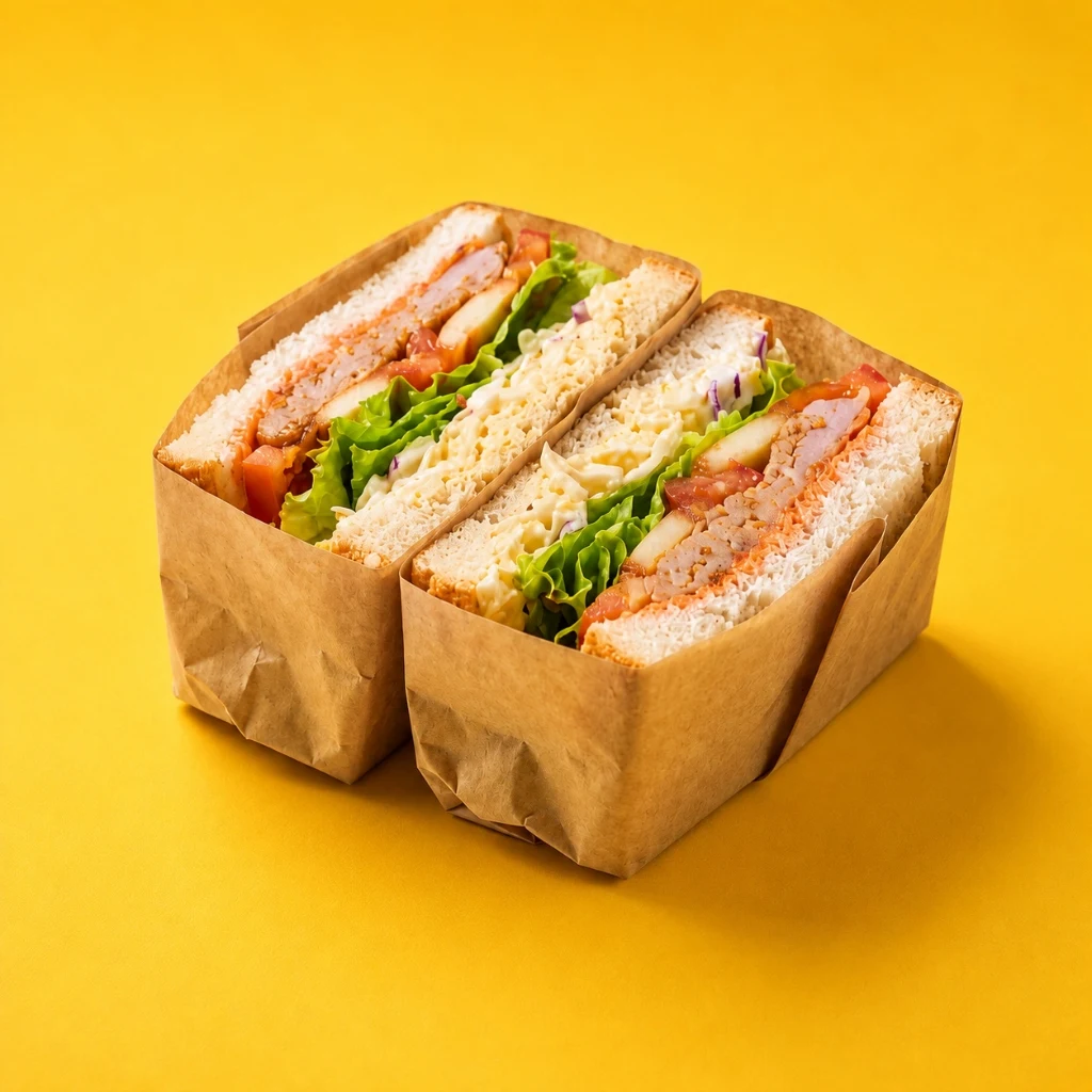 Sandwich Trứng Salad & Thịt Nướng